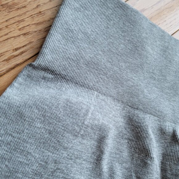 BO+TEE Super Sculpt Seamless Leggings Light Gray Heather XXS/XS - Picture 6 of 11